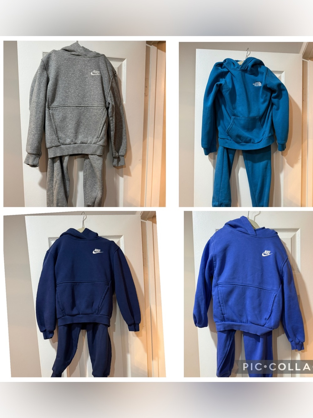 Boys Nike Lacoste Jordan north face bundle